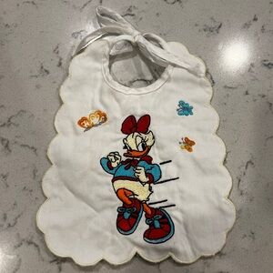 Vintage Daisy Duck Disney Baby Bib #vintage #disney